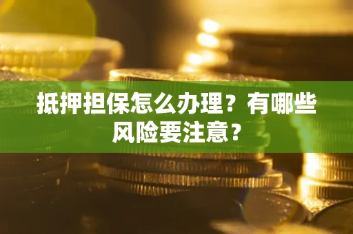 北京抵押担保怎么办理？有哪些风险要注意？