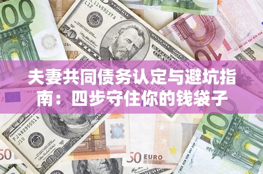 北京夫妻共同债务认定与避坑指南：四步守住你的钱袋子