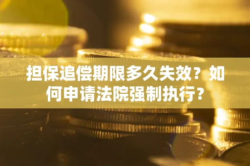 北京担保追偿期限多久失效？如何申请法院强制执行？