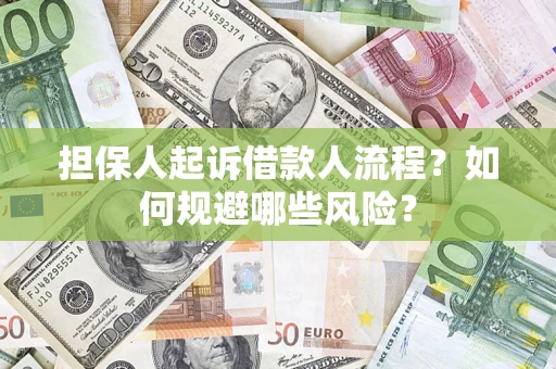 北京担保人起诉借款人流程？如何规避哪些风险？