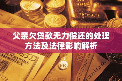 北京父亲欠贷款无力偿还的处理方法及法律影响解析
