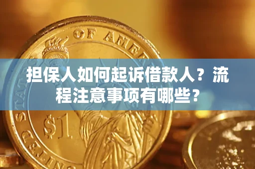 北京担保人如何起诉借款人？流程注意事项有哪些？